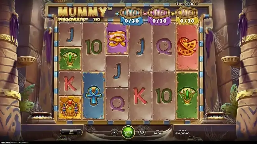 Mummy Megaways slot screenshot 