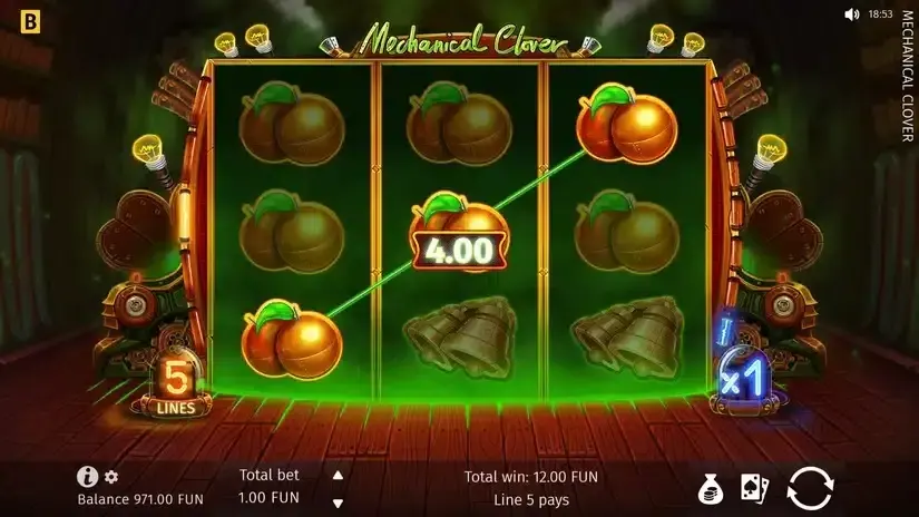 Mechanical Clover slot screenshot 4