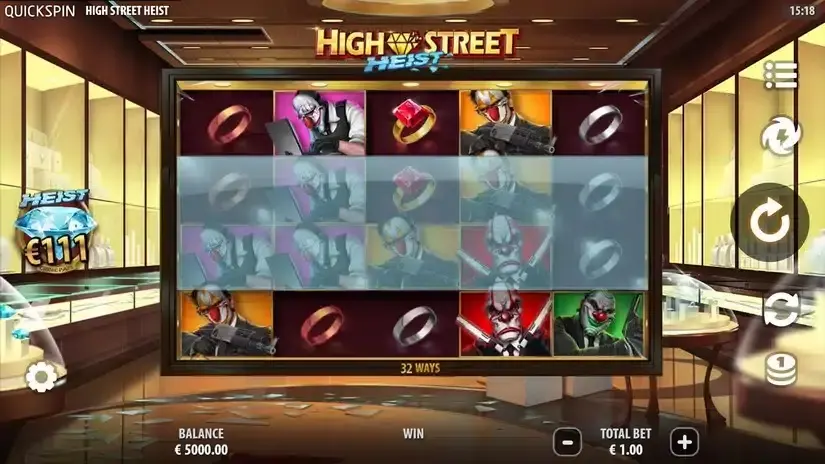 High Street Heist slot screenshot 