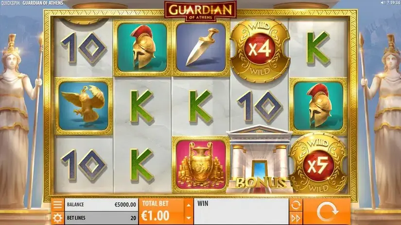 Guardian of Athens slot screenshot 