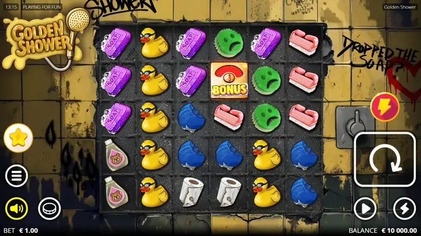 Golden Shower slot screenshot 