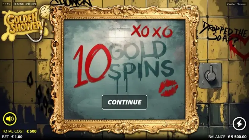 Golden Shower slot screenshot 3