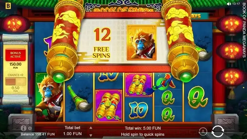 Book of Panda MEGAWAYS slot screenshot 3