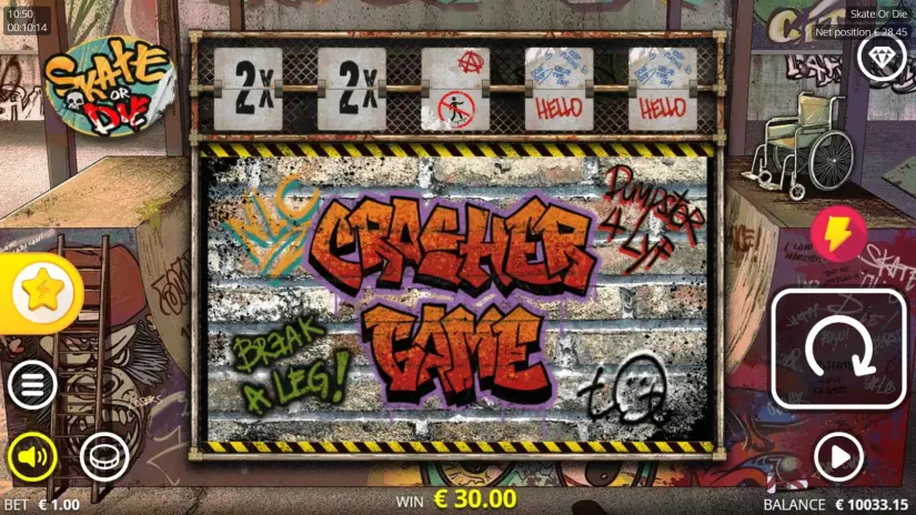 Skate or Die slot screenshot 8