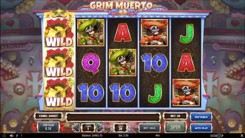 Grim Muerto slot screenshot 3