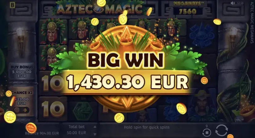 Aztec Magic Megaways slot screenshot 9
