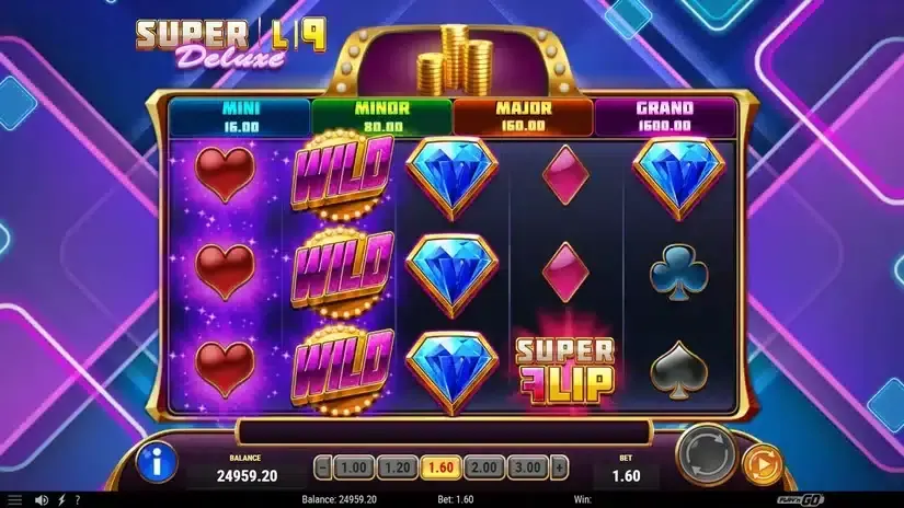 Super Flip Deluxe slot screenshot 3