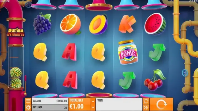Durian Dynamite slot screenshot 