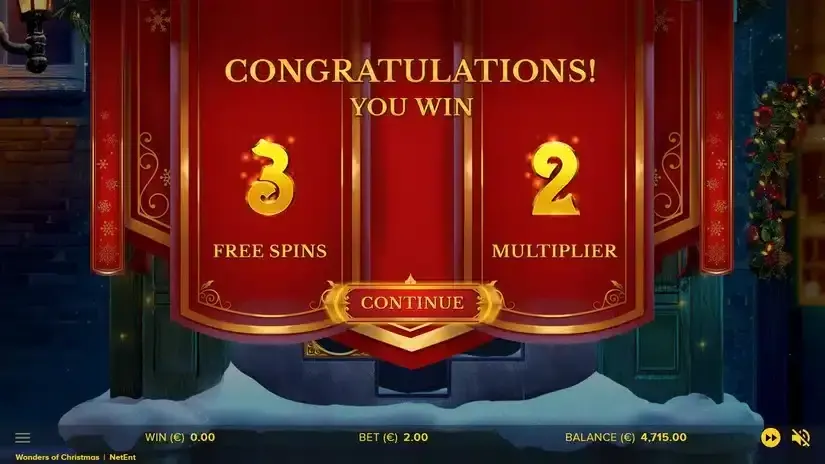 Wonders of Christmas slot screenshot 5