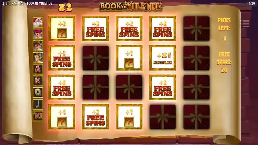 Book of Yuletide slot screenshot 4