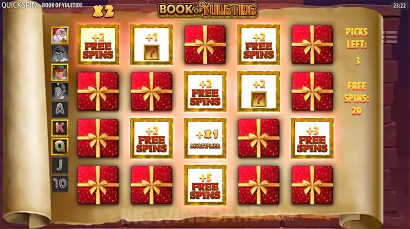 Book of Yuletide slot screenshot 10