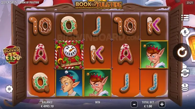 Book of Yuletide slot screenshot 9