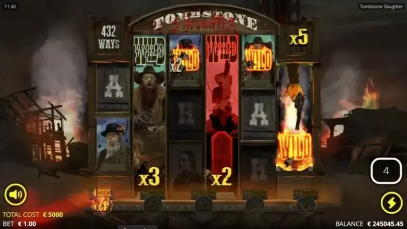 Tombstone Slaughter: El Gordo’s Revenge slot screenshot 9