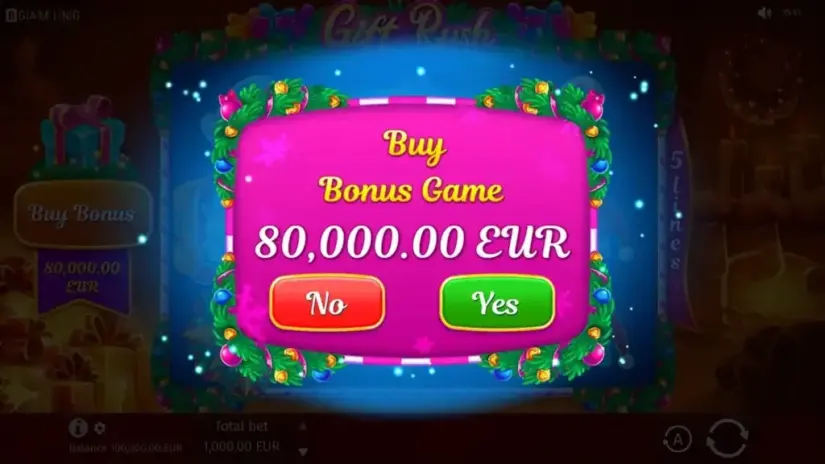 Gift Rush slot screenshot 7