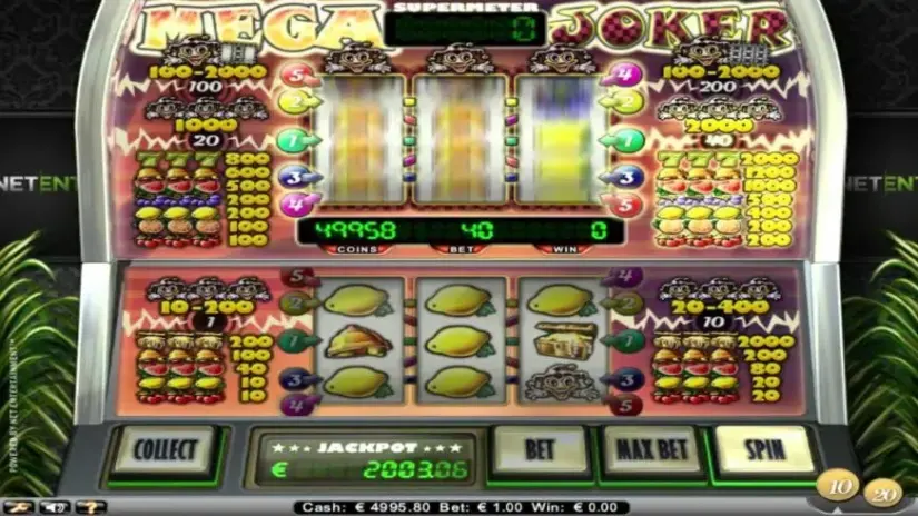 Mega Joker slot screenshot 