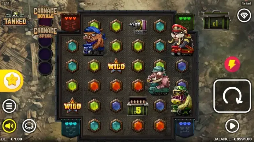 Tanked slot screenshot 7