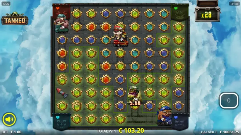 Tanked slot screenshot 10