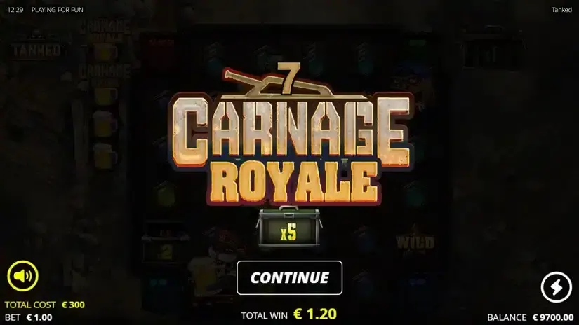 Tanked slot screenshot 5