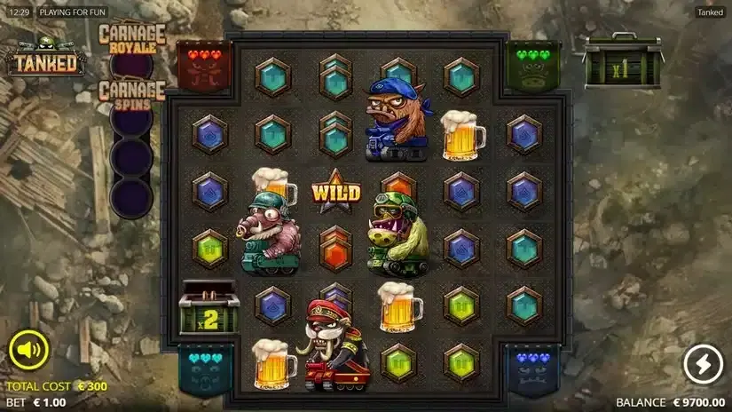 Tanked slot screenshot 2