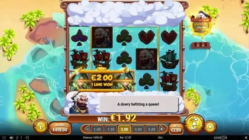 Captain Glum: Pirate Hunter slot screenshot 2