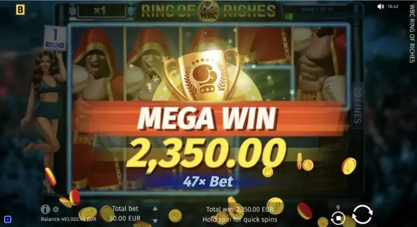 WBC Ring Of Riches slot screenshot 6