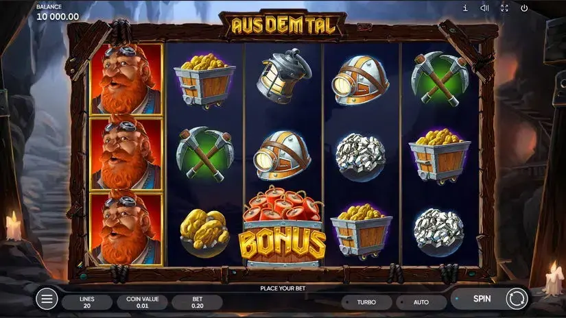 Aus Dem Tal slot screenshot 