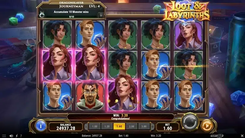 Loot & Labyrinths slot screenshot 4