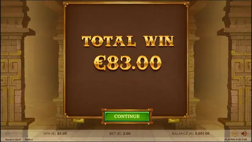 Gonzo’s Gold slot screenshot 7