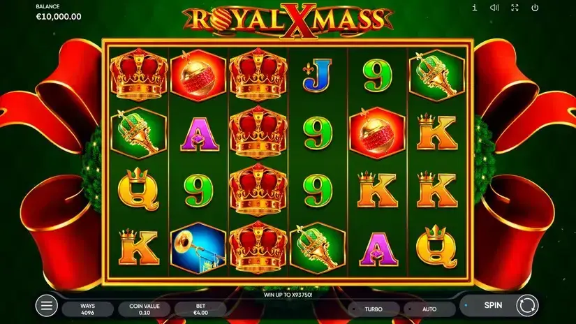 Royal Xmass slot screenshot 1