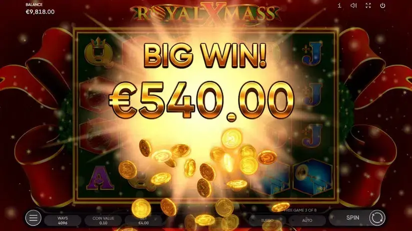 Royal Xmass slot screenshot 8
