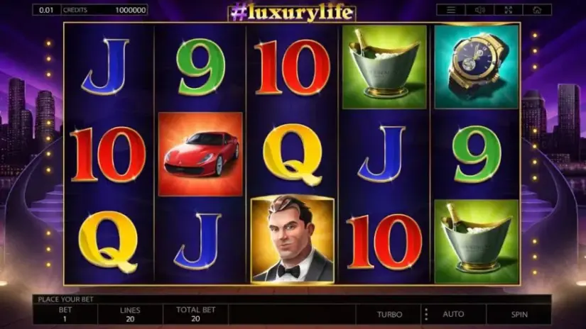 #Luxurylife slot screenshot 