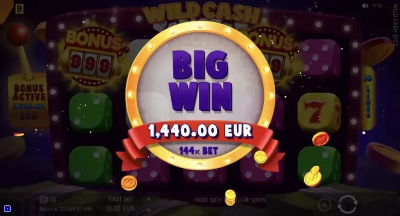 Wild Cash Dice slot screenshot 8