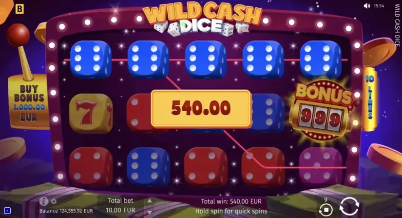 Wild Cash Dice slot screenshot 9