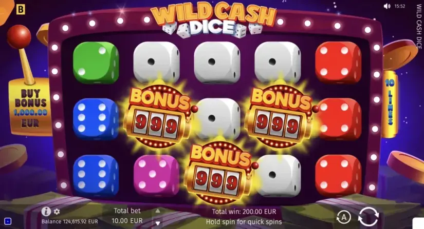 Wild Cash Dice slot screenshot 10