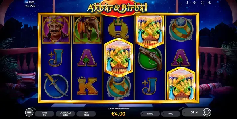 Akbar & Birbal slot screenshot 5
