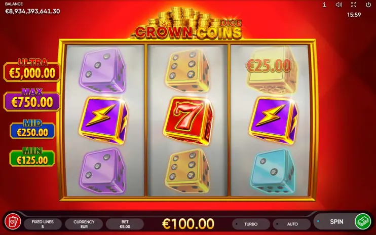Crown Coins Dice slot screenshot 7