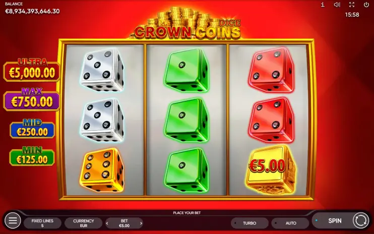 Crown Coins Dice slot screenshot 10