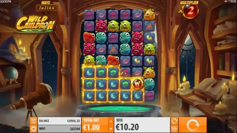 Wild Cauldron slot screenshot 3