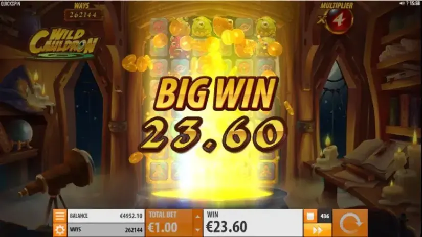 Wild Cauldron slot screenshot 4