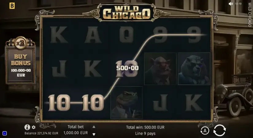 Wild Chicago slot screenshot 10