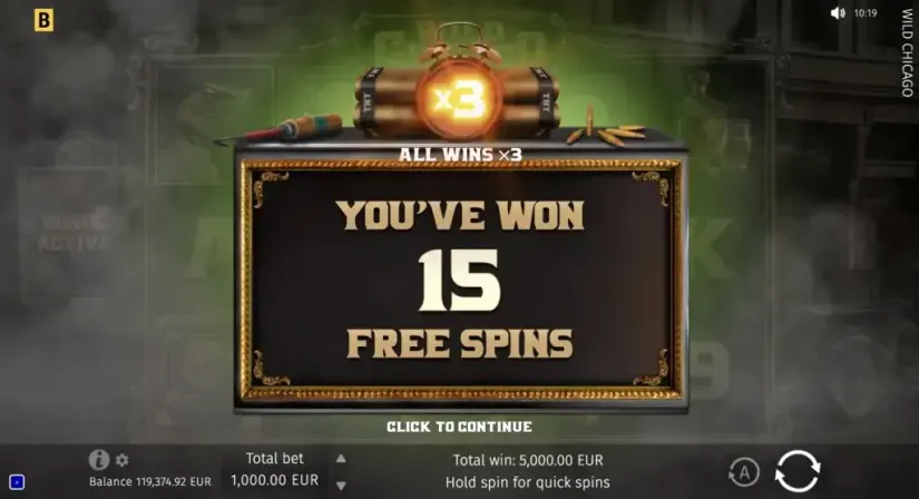 Wild Chicago slot screenshot 8