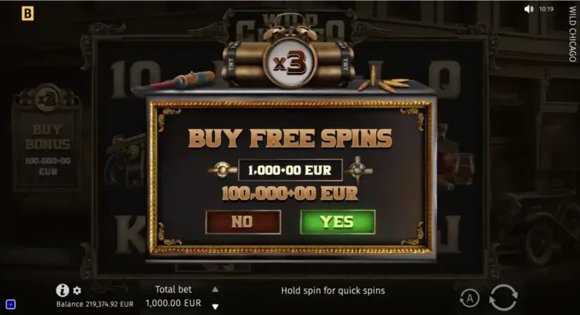 Wild Chicago slot screenshot 9