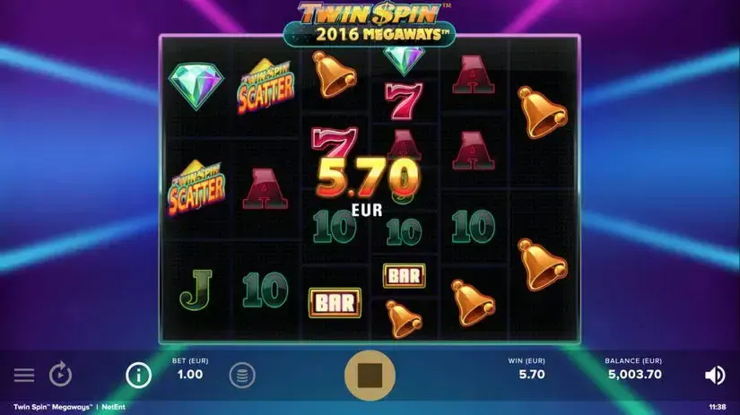 Twin Spin Megaways slot screenshot 2