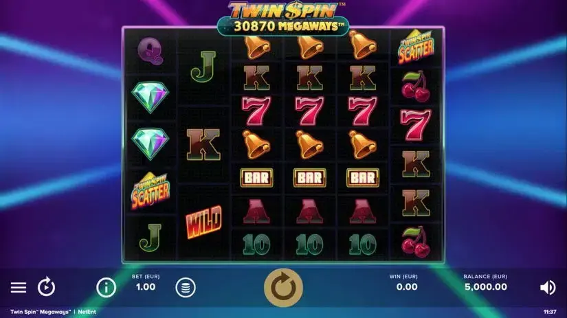 Twin Spin Megaways slot screenshot 