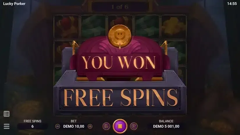 Lucky Porker slot screenshot 3