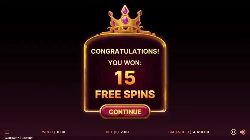 Let It Burn slot screenshot 2