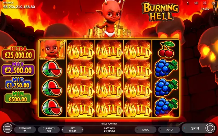 Burning Hell slot screenshot 5