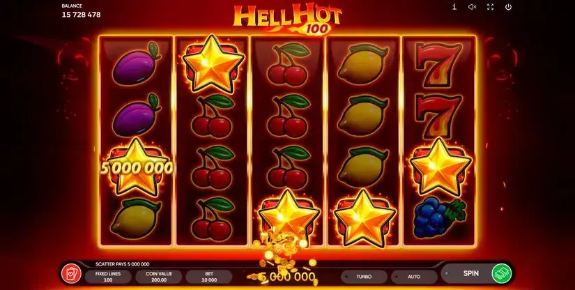 Hell Hot 100 slot screenshot 