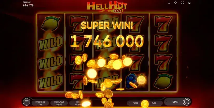 Hell Hot 100 slot screenshot 7