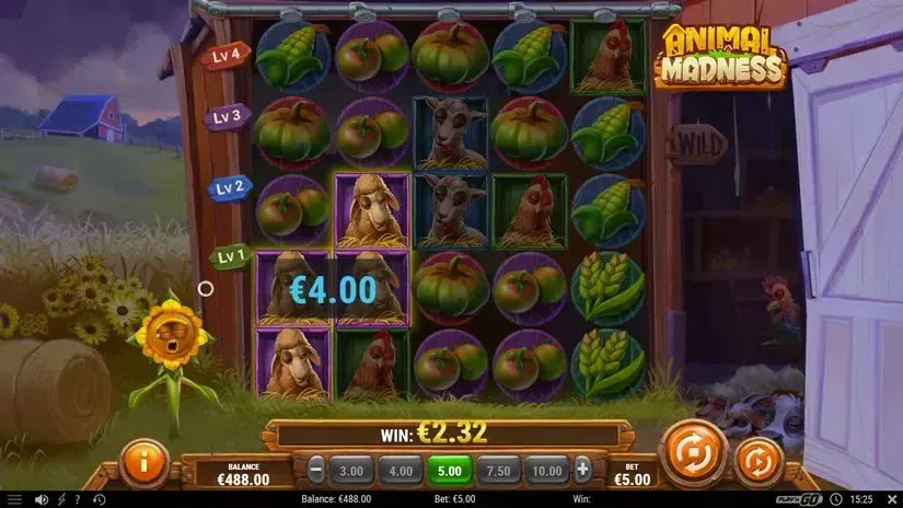 Animal Madness slot screenshot 4